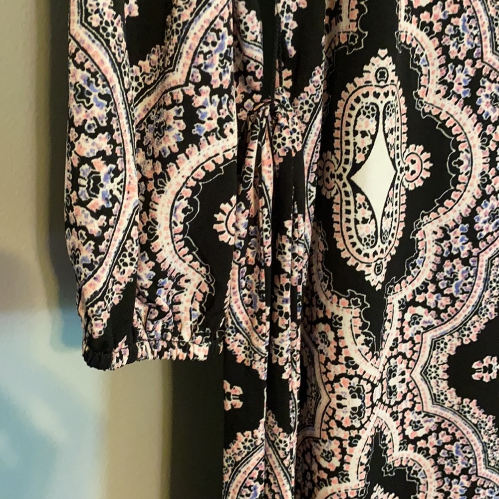 floral, 3/4 length sleeve sheath dress - Picture 5 of 7